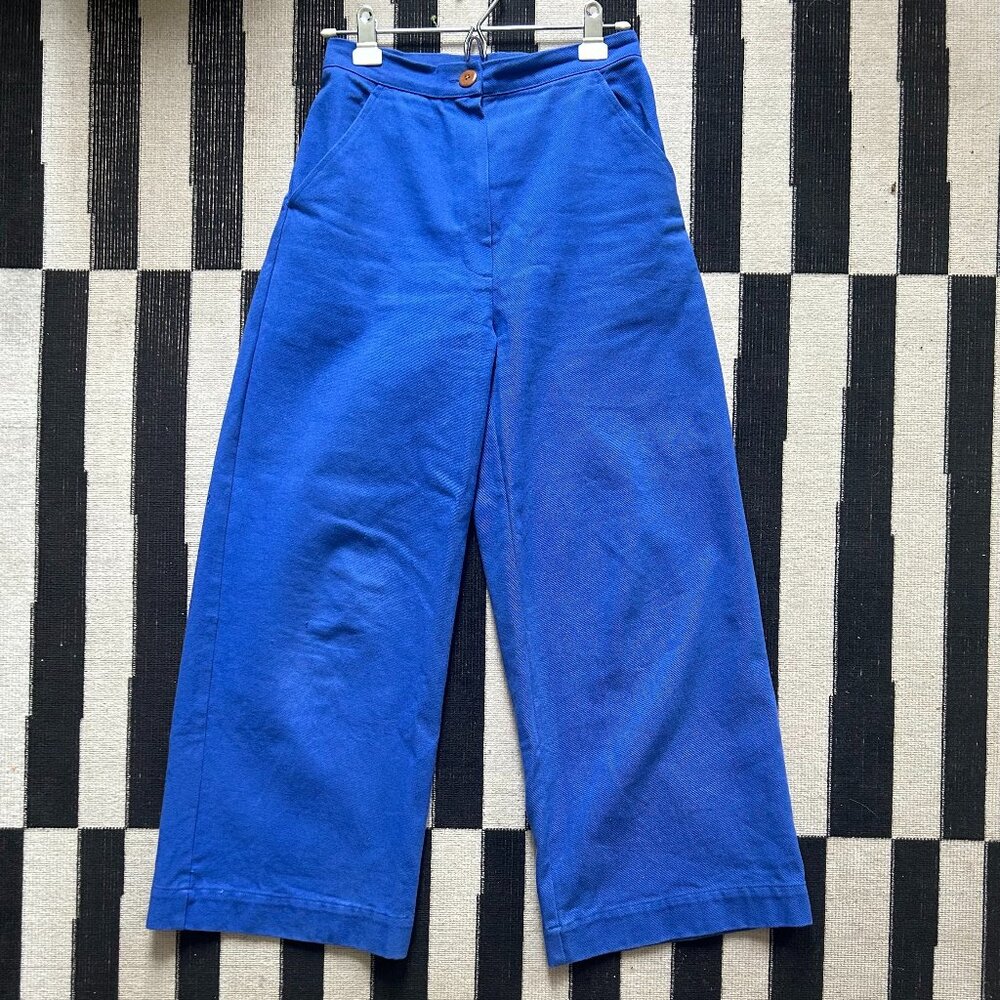 SOLD Ilana Kohn Women's Blue Wide-Leg Pants